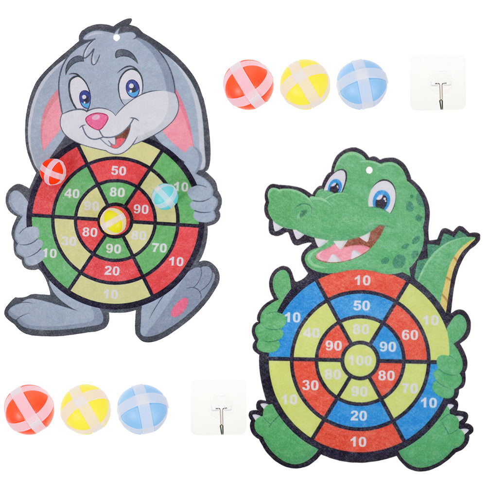 2 Sets Dart Board Game with Sticky Balls V209