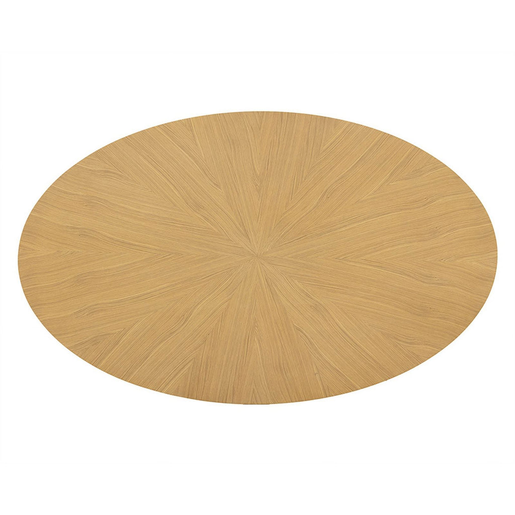 Mid-Century Rubberwood Dining Table W49866