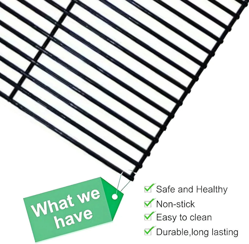 Set of Two 17 inch Grill Cooking Grates Replacement Parts for Gas Grills X410