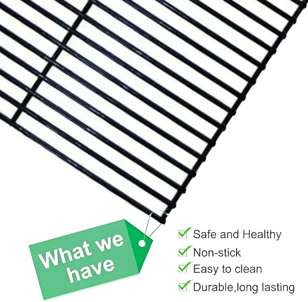 Set of Two 17 inch Grill Cooking Grates Replacement Parts for Gas Grills X410