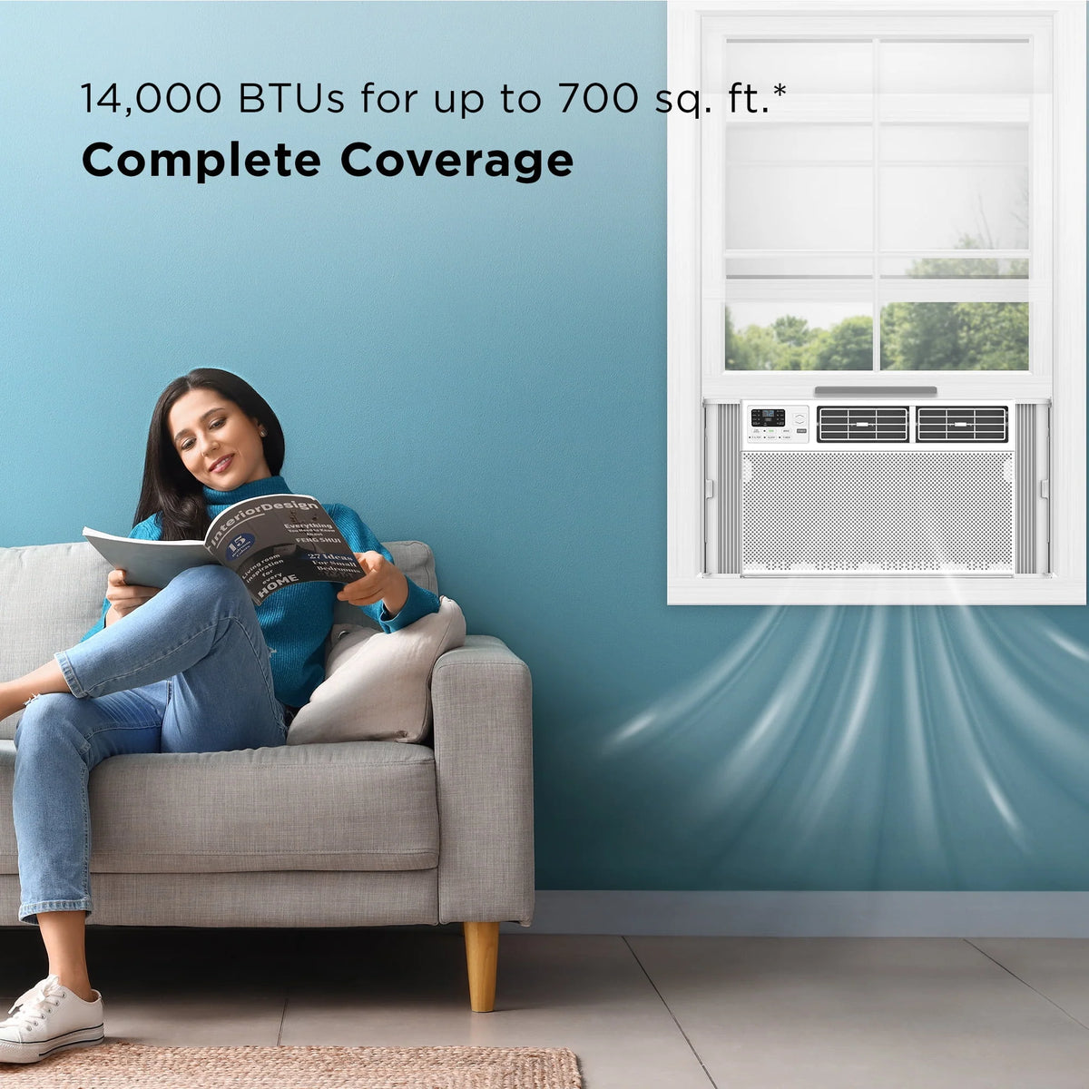 14,000 BTU Smart Window Air Conditioner G7118