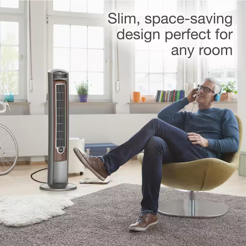 42 in. 3-Speed Oscillating Tower Fan with Remote Control G690272