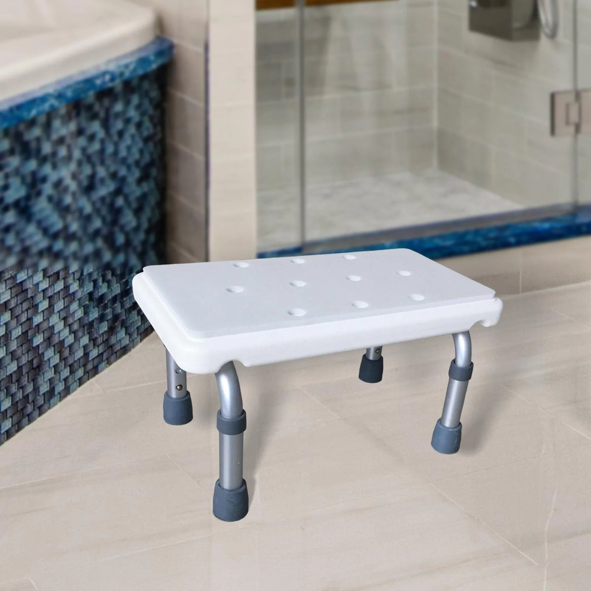 Adjustable Anti Slip Bathroom Step Stool Q6789
