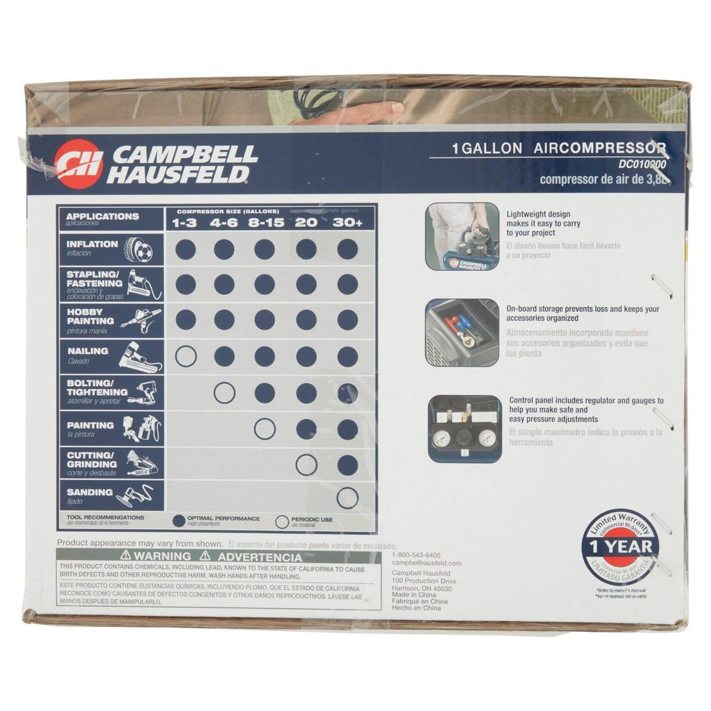 1-Gallon Air Compressor M5496