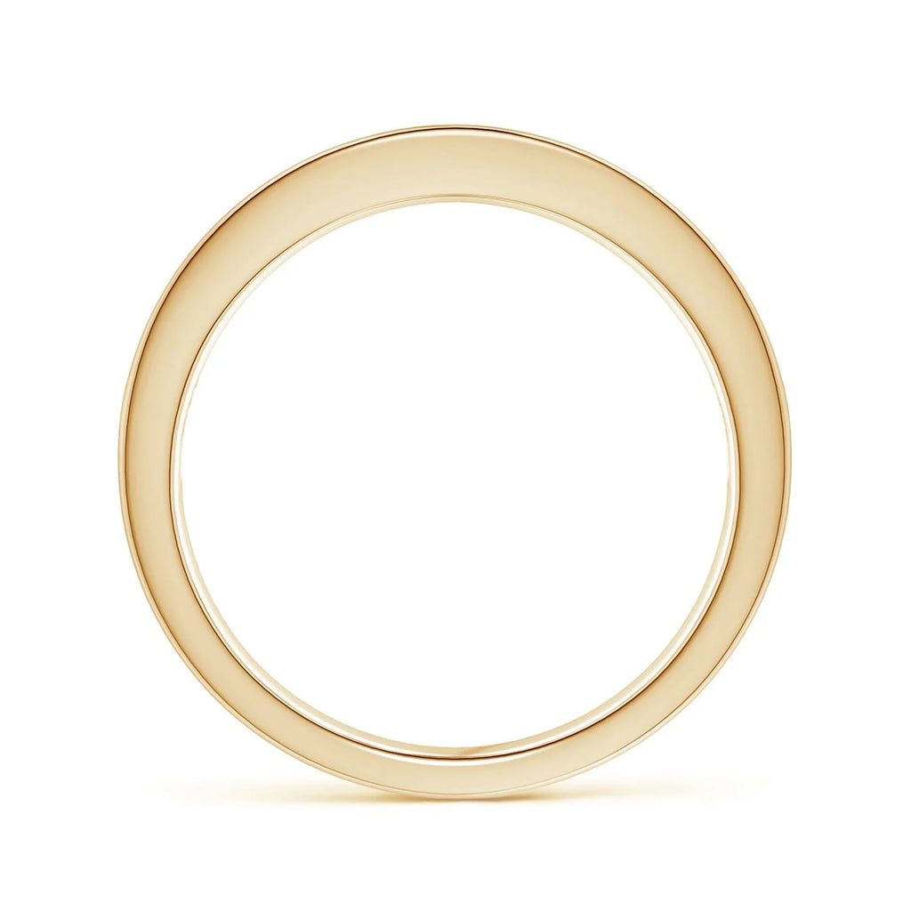 Natural Emerald Ring in 14K Yellow Gold, Size 6, 2mm C177319