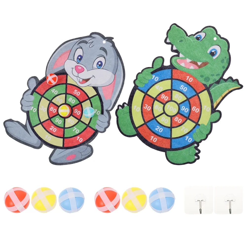 2 Sets Dart Board Game with Sticky Balls V209