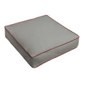 Charcoal Canvas Indoor/ Outdoor Chair Cushion 23 in w x 25 in d K13264