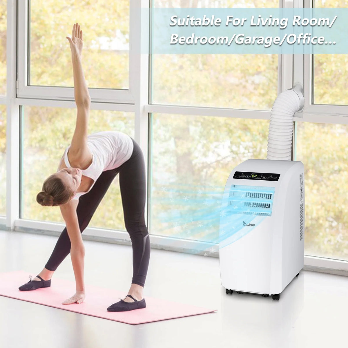 White Portable Air Conditioner H9628