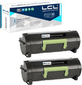 Compatible Toner Cartridge Replacement for Lexmark 60F1000 (2-Pack Black) E444347