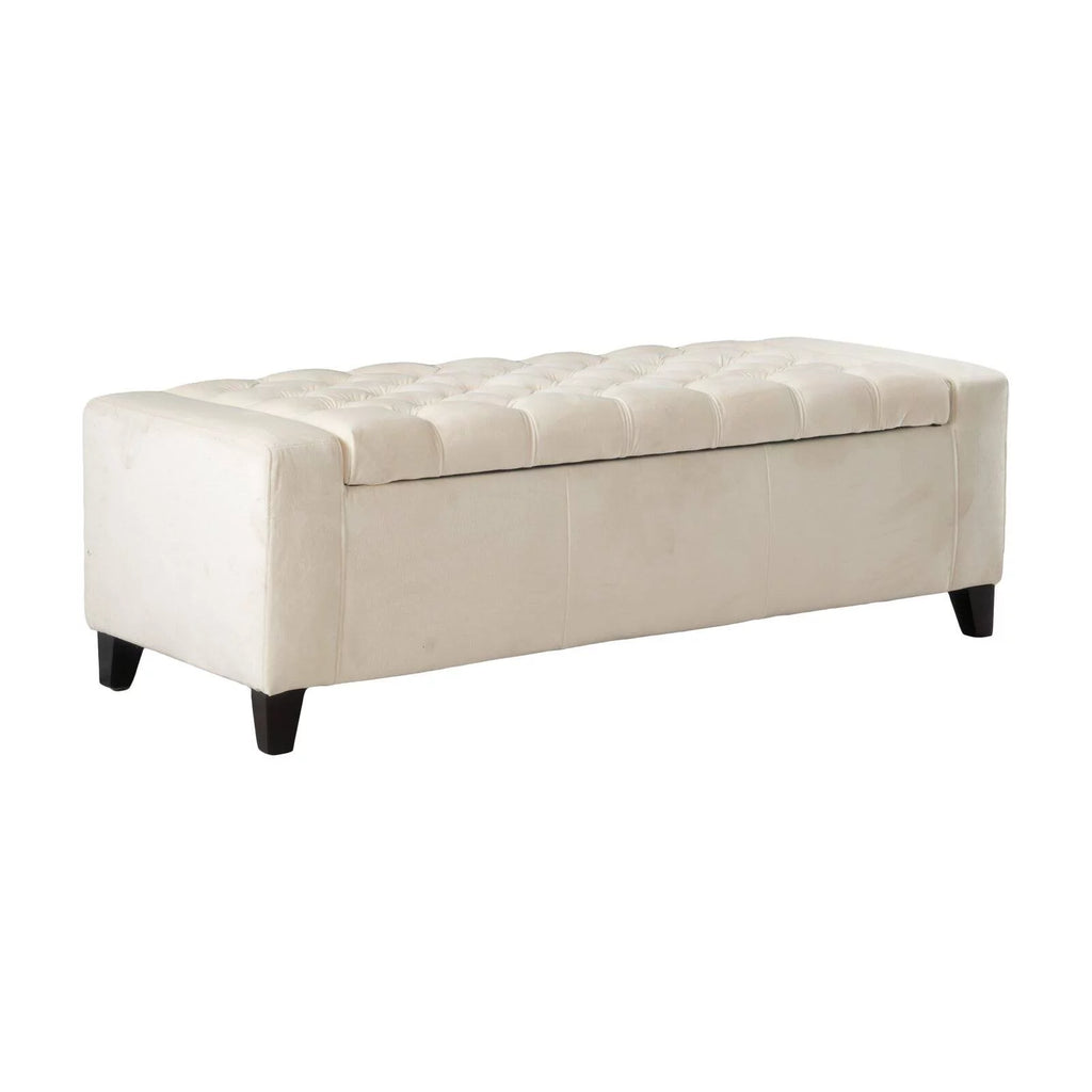 Tufted Velvet Storage Ottoman/Bench U276
