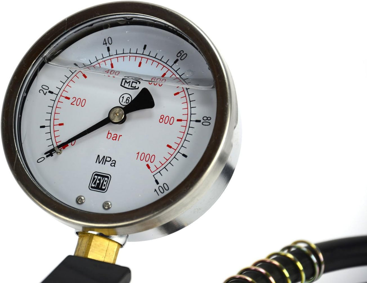 Manual Hand Hydraulic Power Pack Pump 2 Stage, Double Acting 10k psi 183 Cubic in Capacity Y841