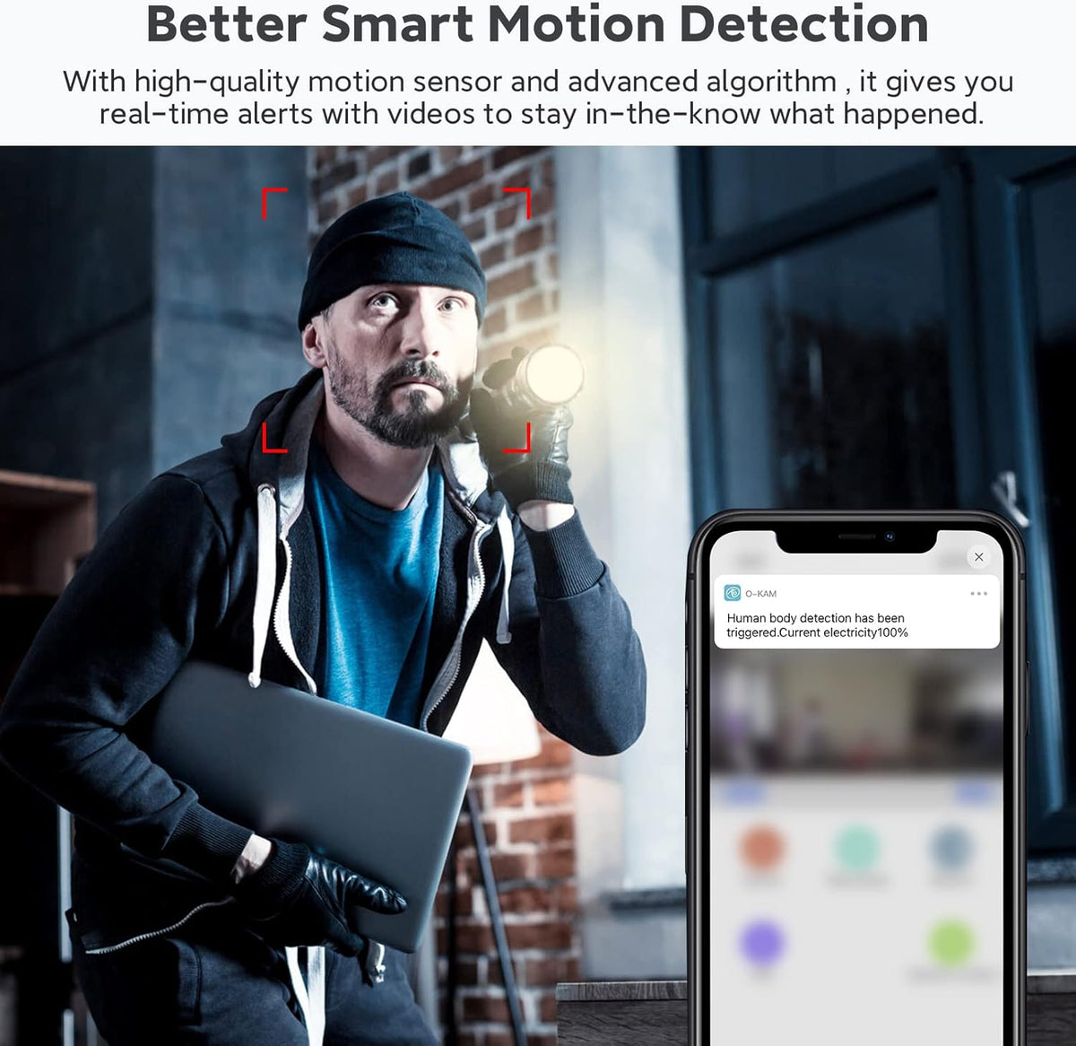 4K Mini Wireless Security Camera with Night Vision, Pack of 2 B826