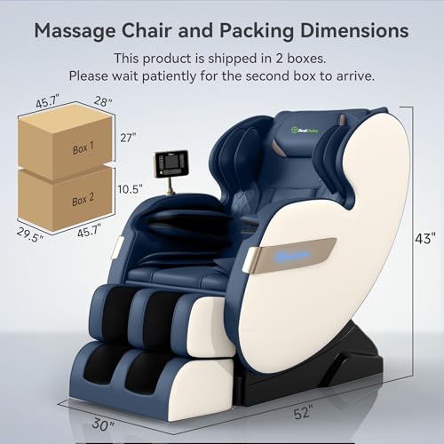 Black Full Body Airbags Massage Recliner with Zero Gravity A6698