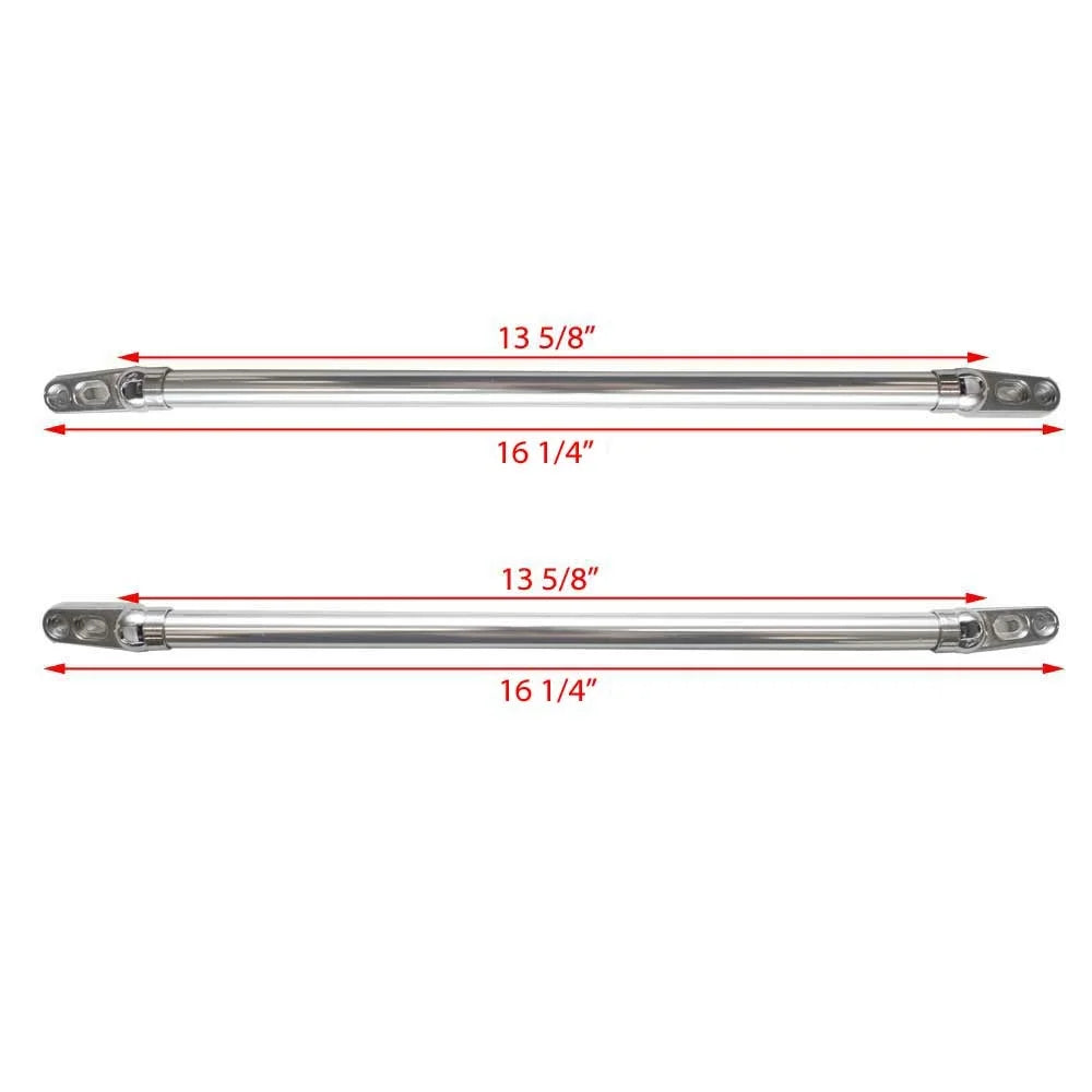 Boat Windshield Brackets 13 5/8 Inch (Pair) O4428