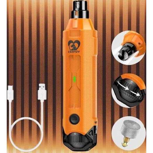 6-Speed Rechargeable Electric Dog Nail Grinder V3474