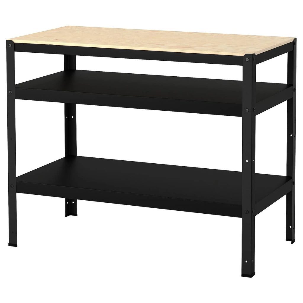 Black/Pine Plywood Work Bench W893