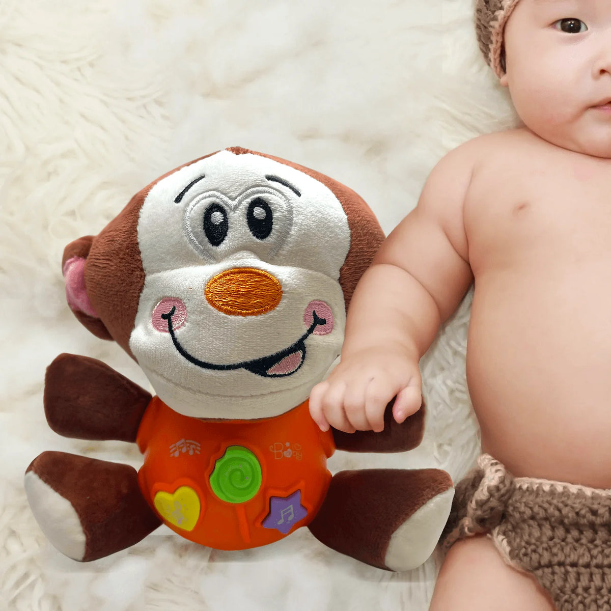 Plush Monkey Baby Toy M20038