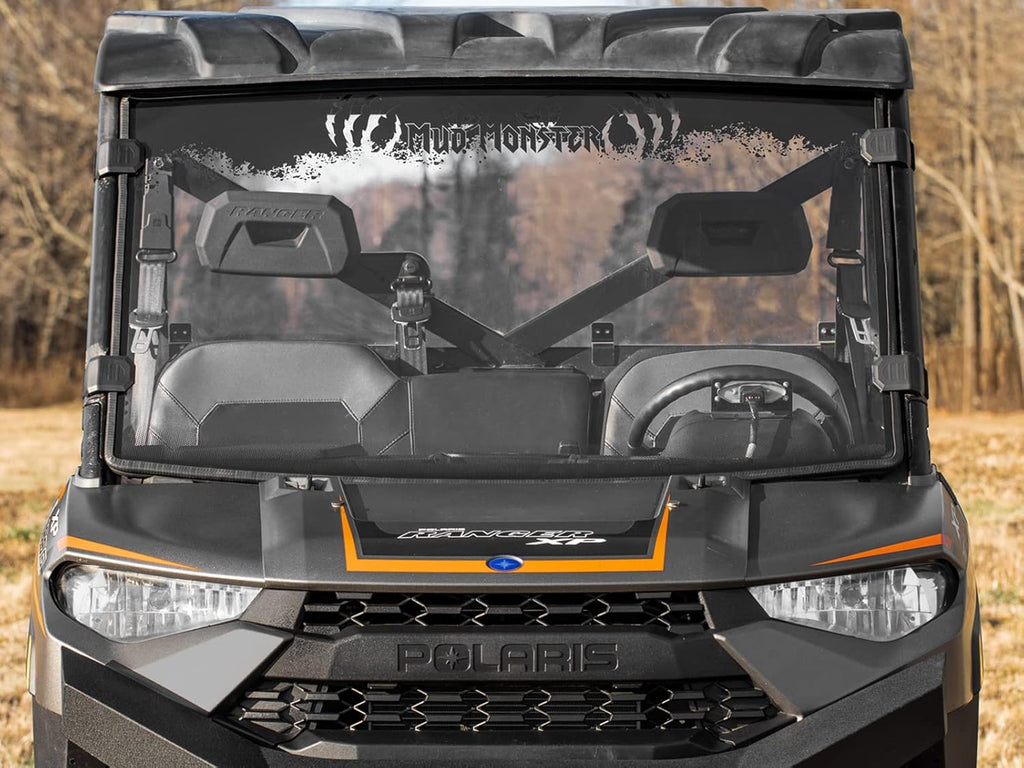 Clear Scratch Resistant Full Windshield for Polaris Ranger XP 1000 / Crew X994