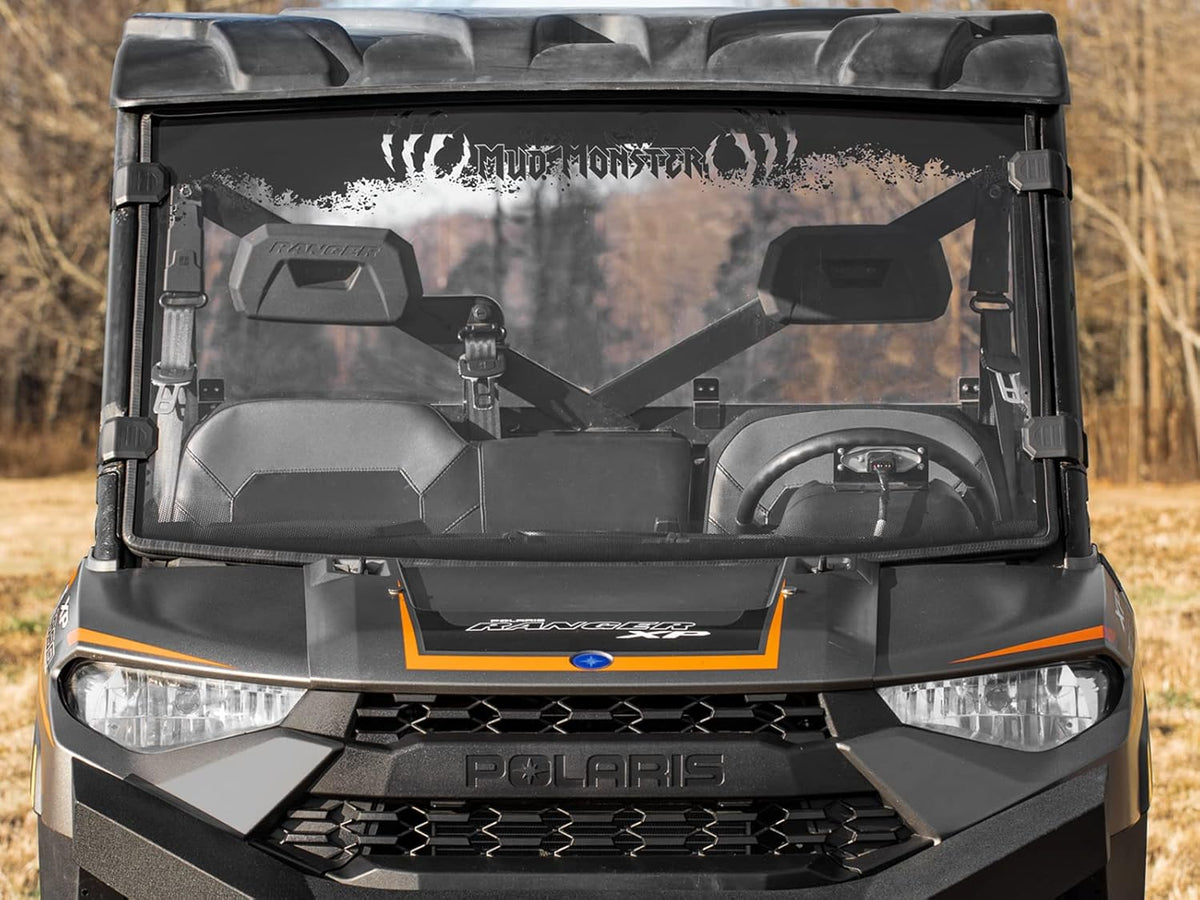 Clear Scratch Resistant Full Windshield for Polaris Ranger XP 1000 / Crew X994