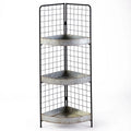3 Tier Metal Corner Shelf G3056