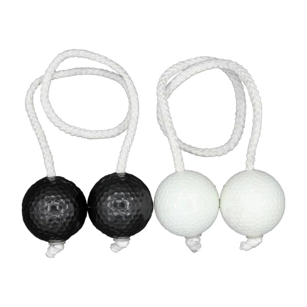Ladder Toss Game with Golf Balls, Black and White K175