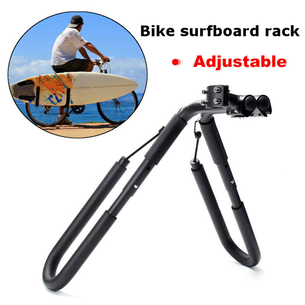 Adjustable Surfboard Rack Bike Carrier Black S46180