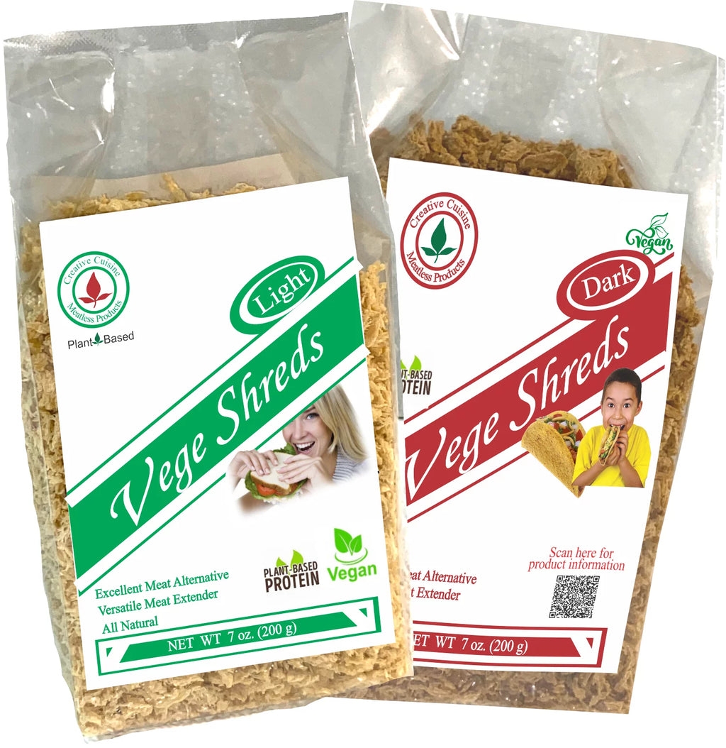 Veggie Shreds Mixed Light & Dark D4403