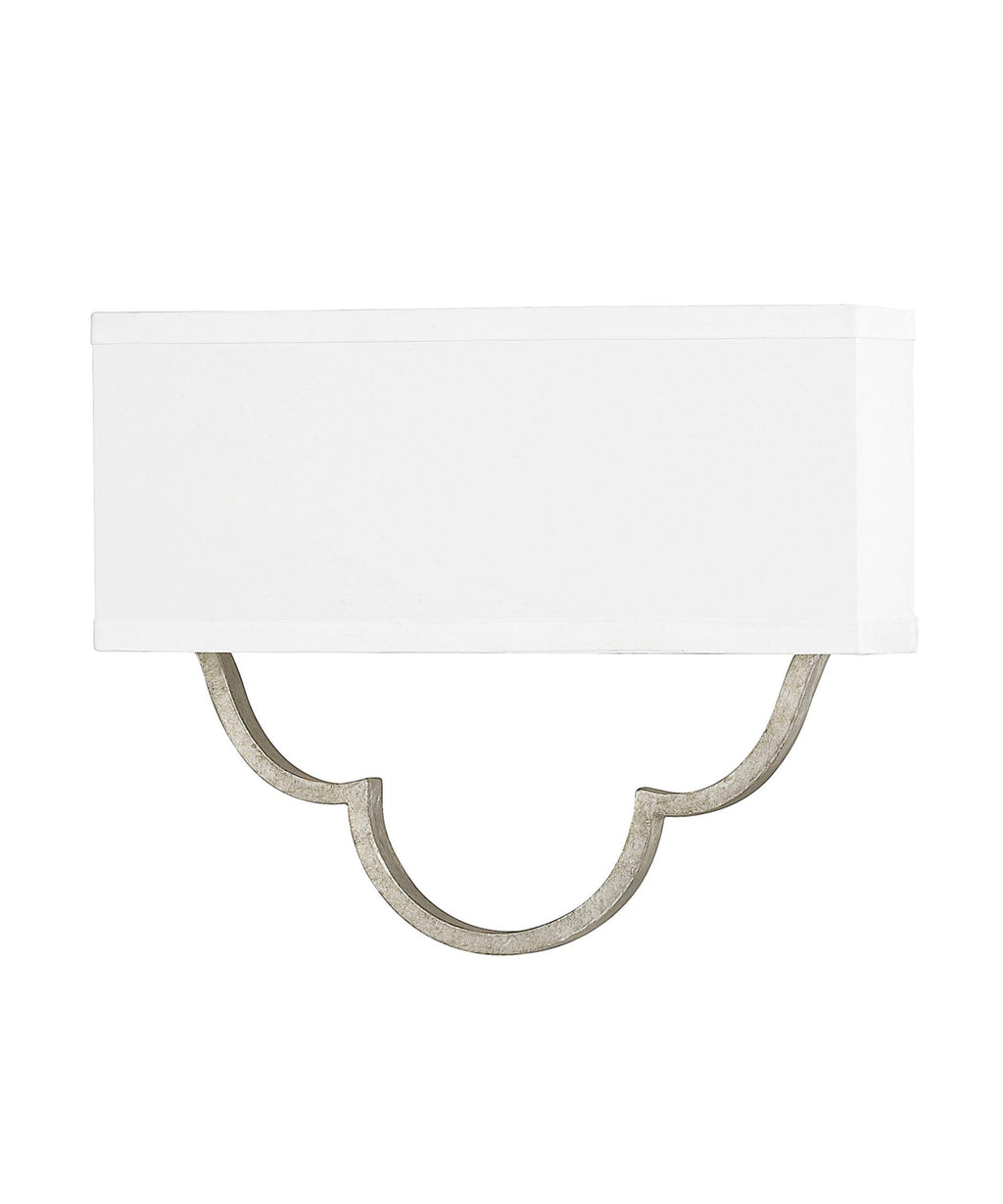 Antique Silver 2 Light Sconce S363