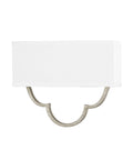 Antique Silver 2 Light Sconce S363