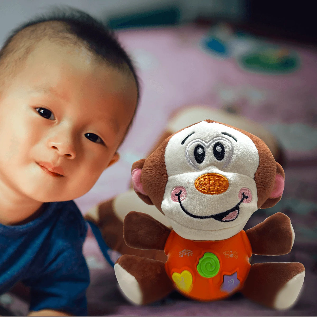 Plush Monkey Baby Toy M20038