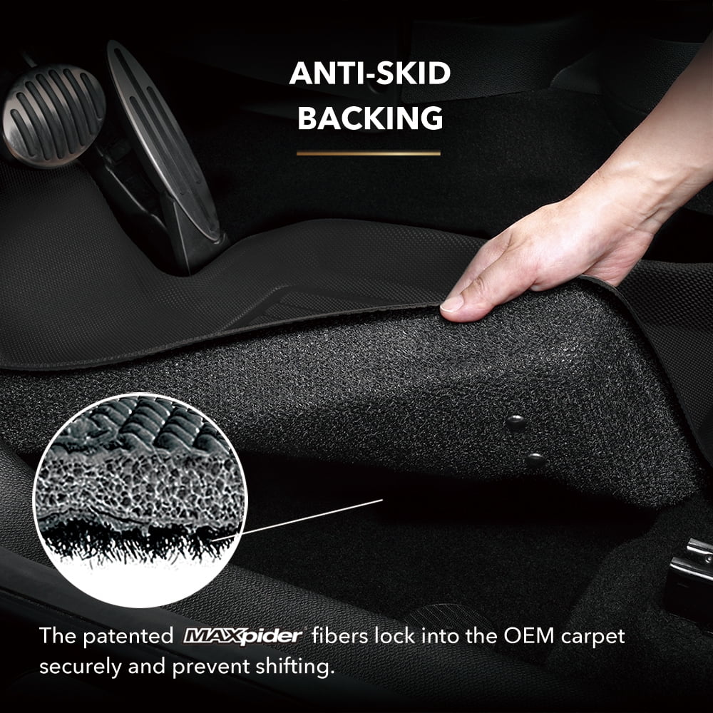 Black Front Row Floor Mat Z8733